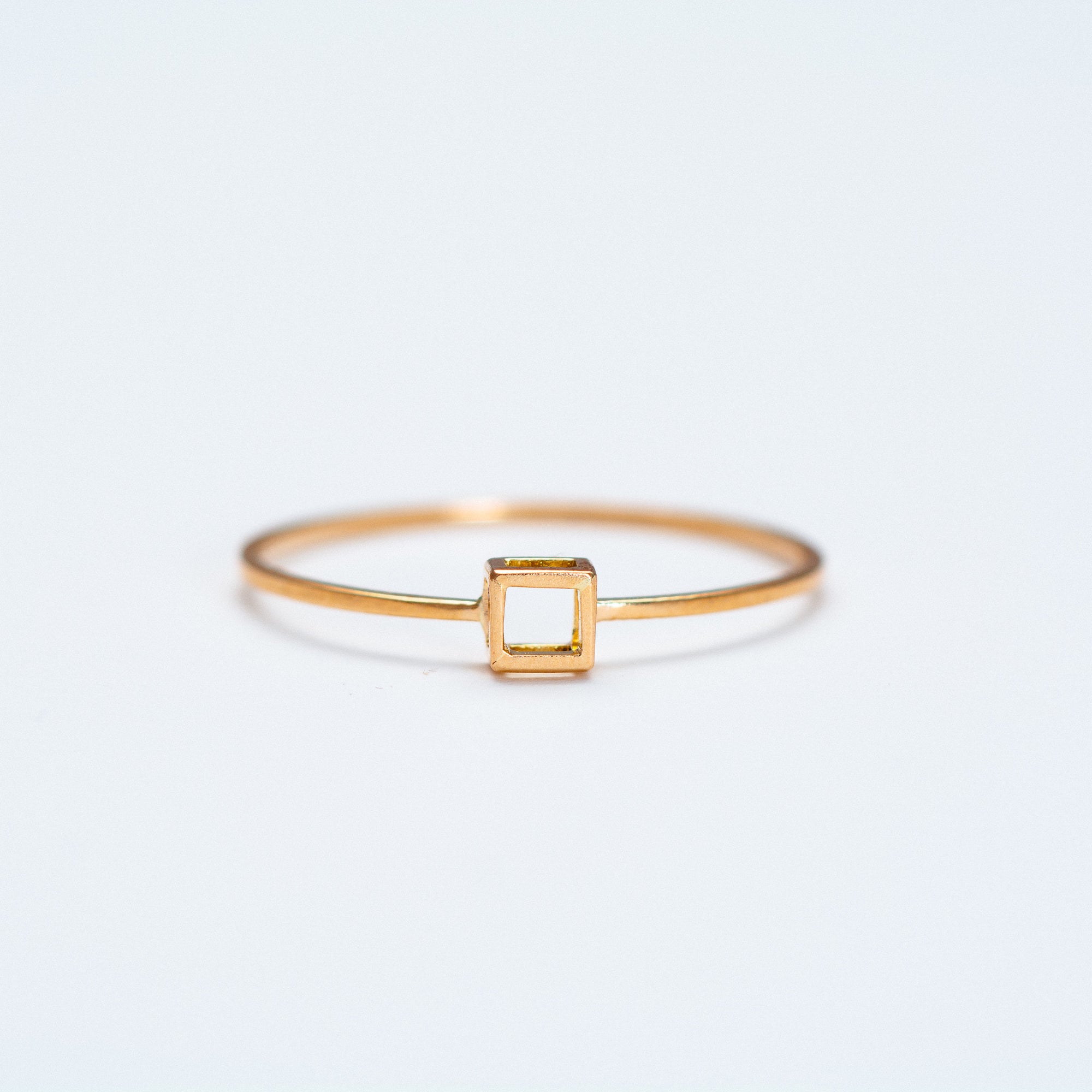 Mute Object - Plain Cube Ring