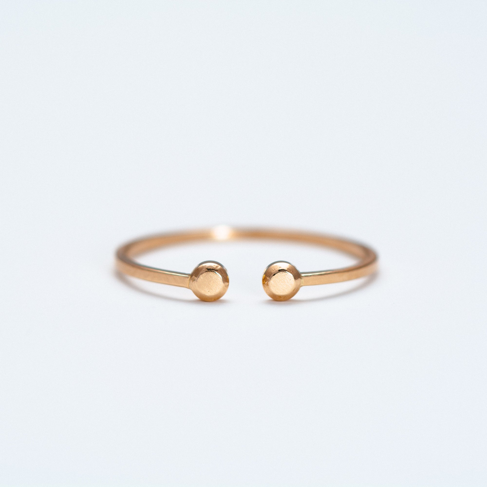 Mute Object - Two Flat Dots Ring