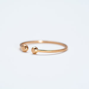 Mute Object - Two Flat Dots Ring