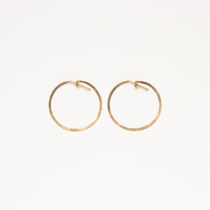 Jessica Decarlo - Medium Hammered Hoops