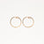 Jessica Decarlo - Medium Hammered Hoops