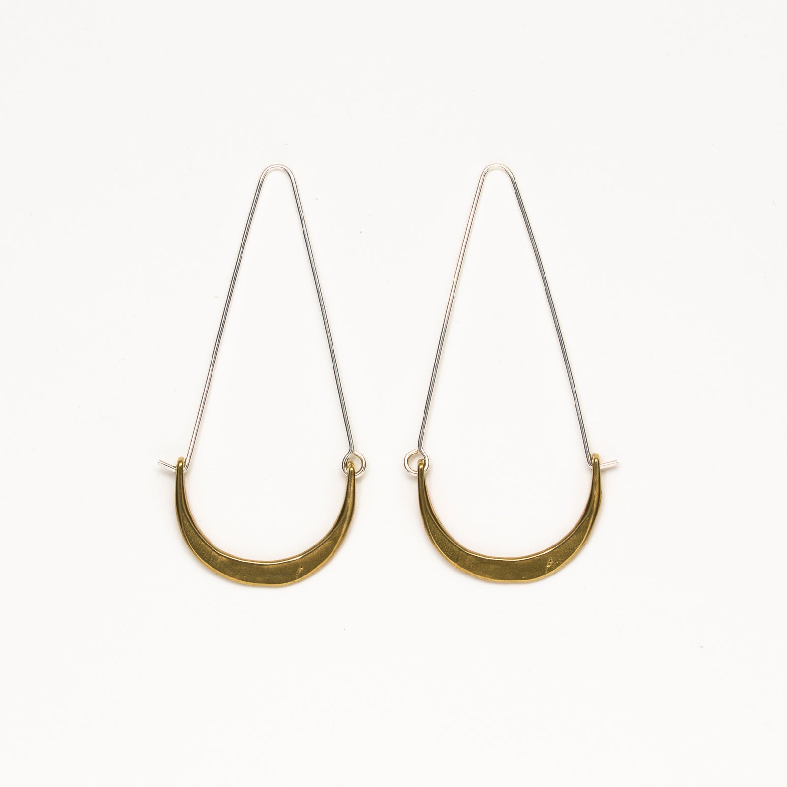 Long Crescent Hoops