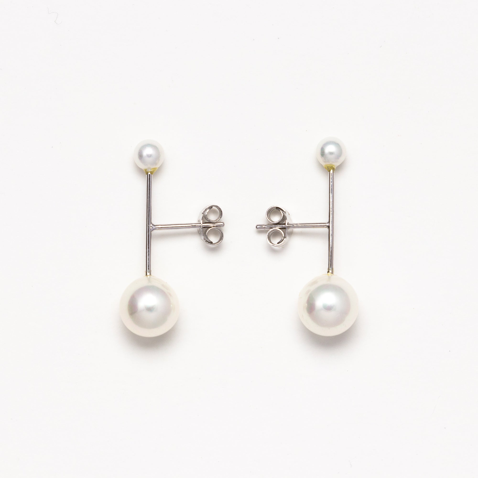 NSC - Double Pearl Stud Earrings