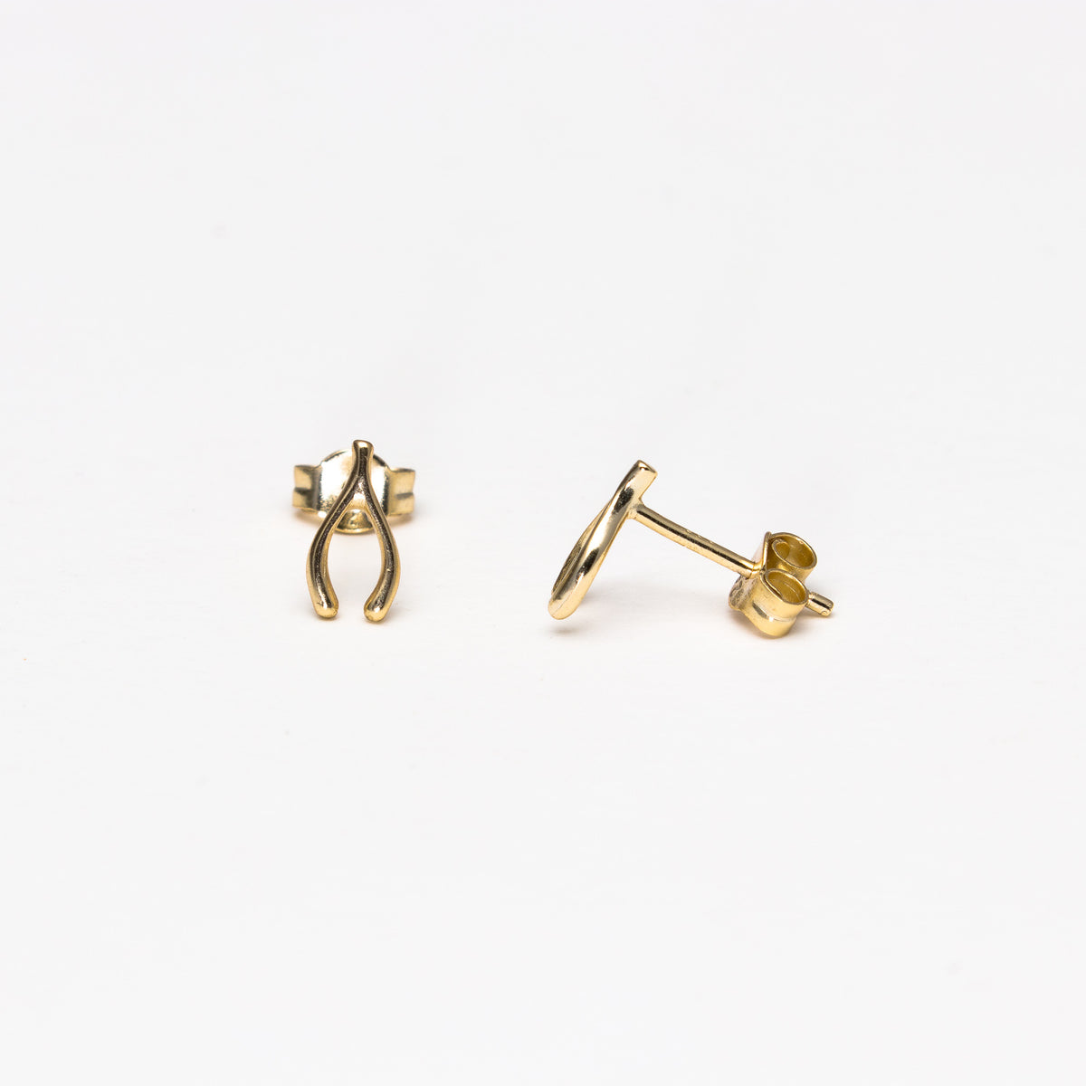 Wishbone stud Earrings