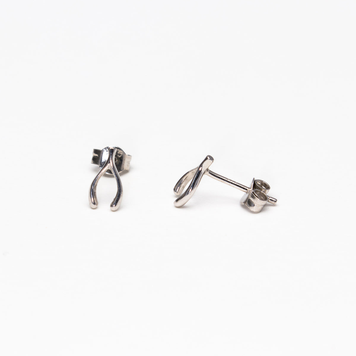 Wishbone stud Earrings