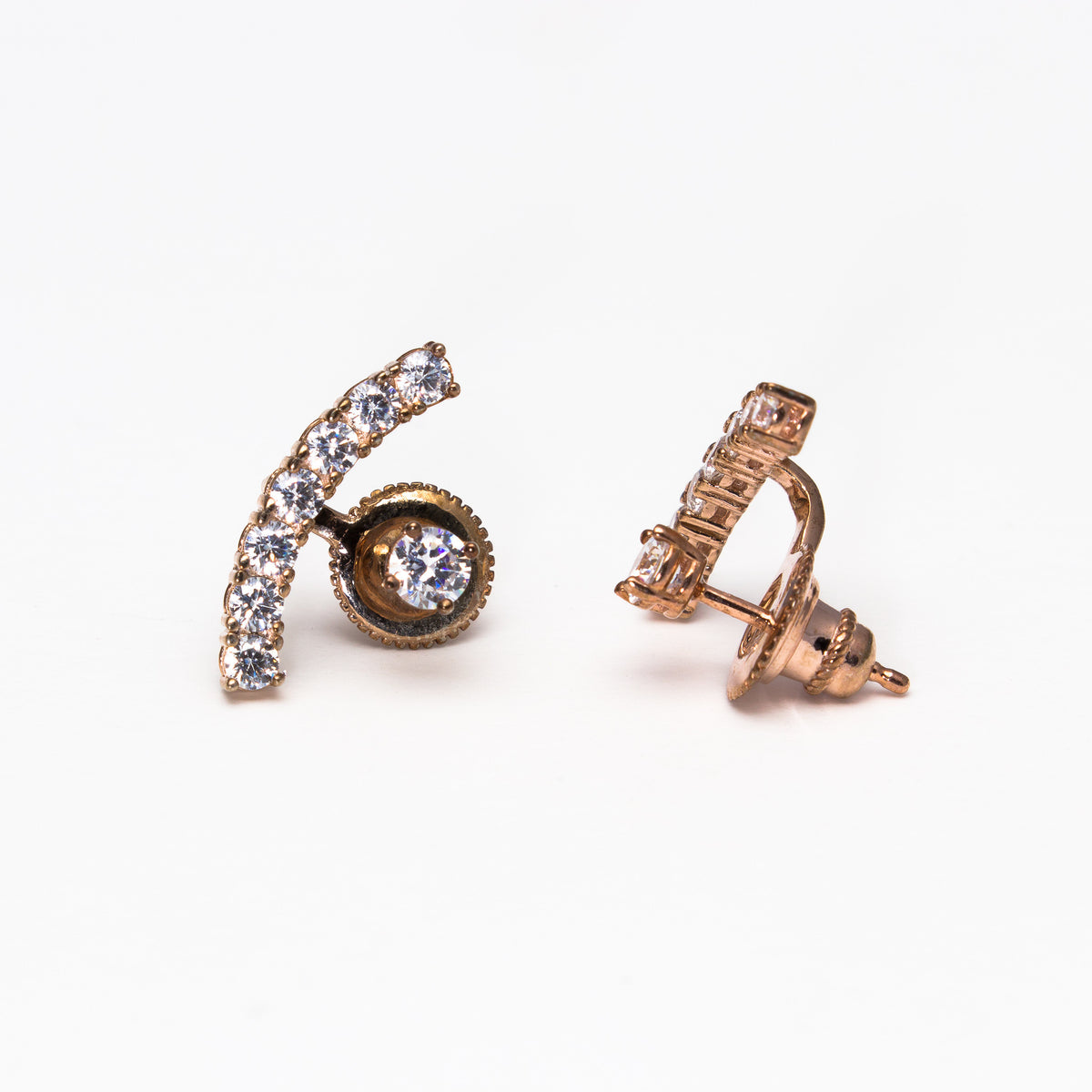 Eight Cz Ear Jackets