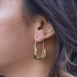 Satomi Studio - Mudstone Hoop Earrings