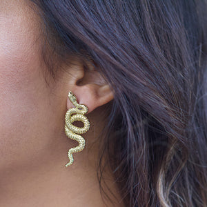 Satomi studio - Serpent earrings