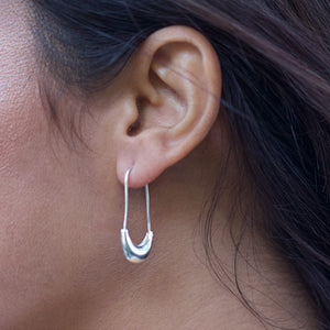 Satomi studio- Safety pin earrings