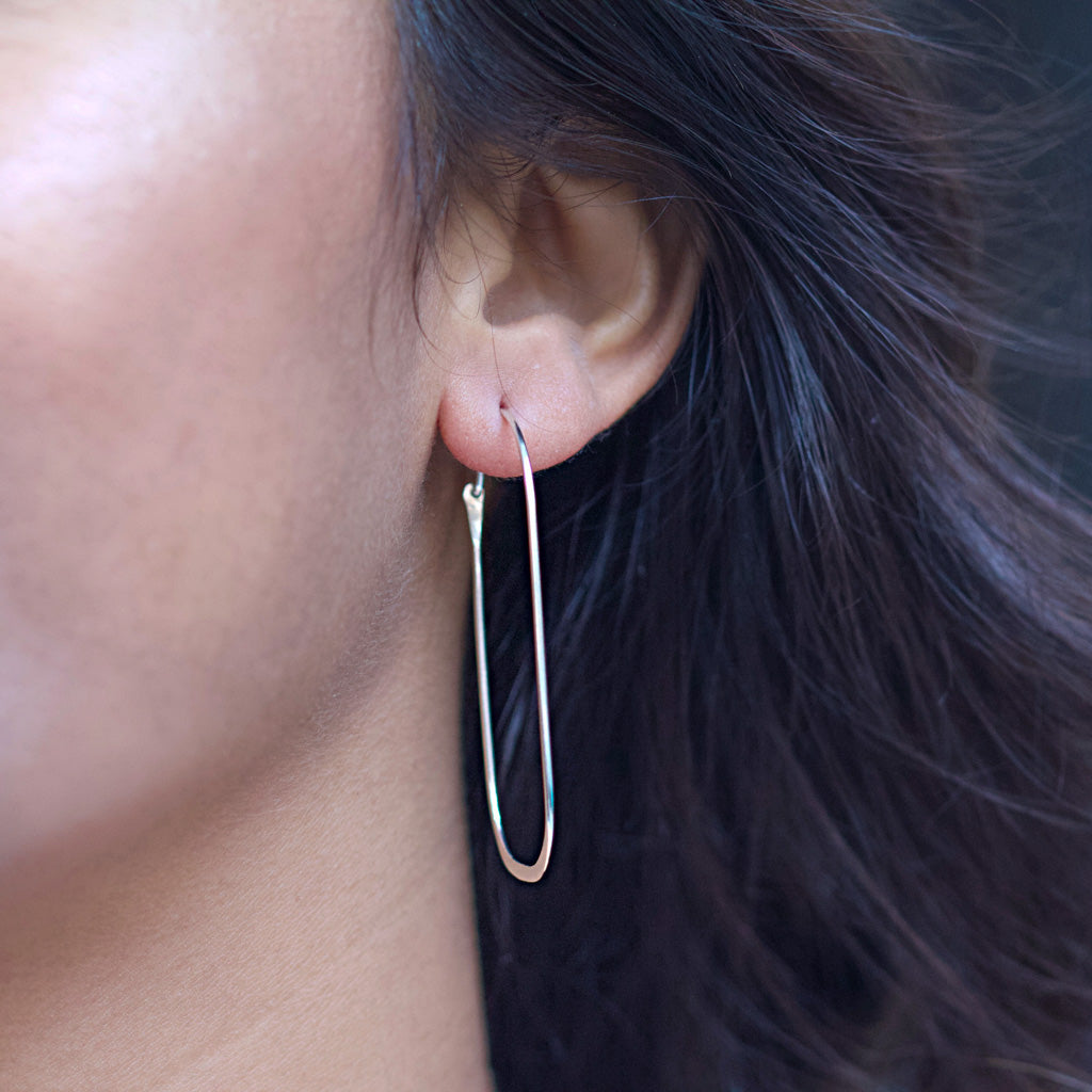 Large Oval hoops