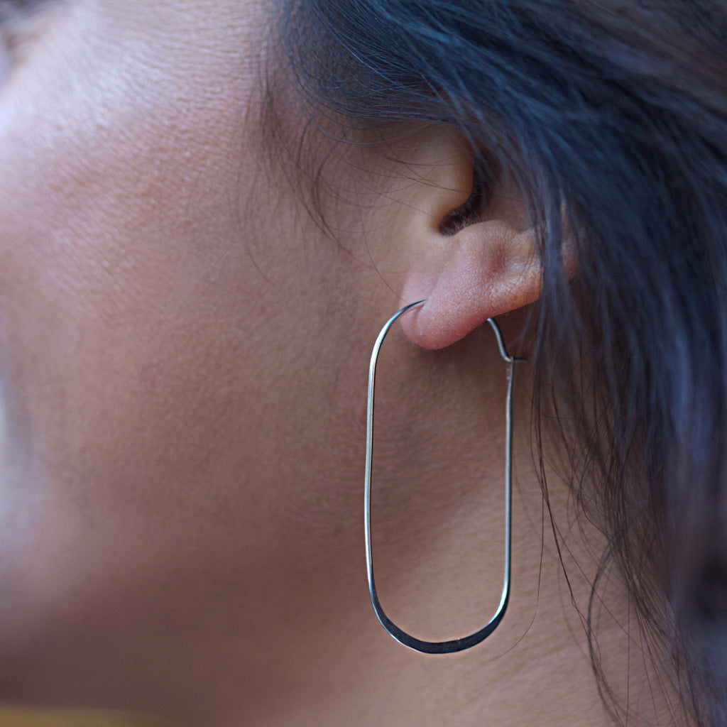 Large Oval hoops