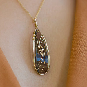 Misha - Smoky Quartz necklace