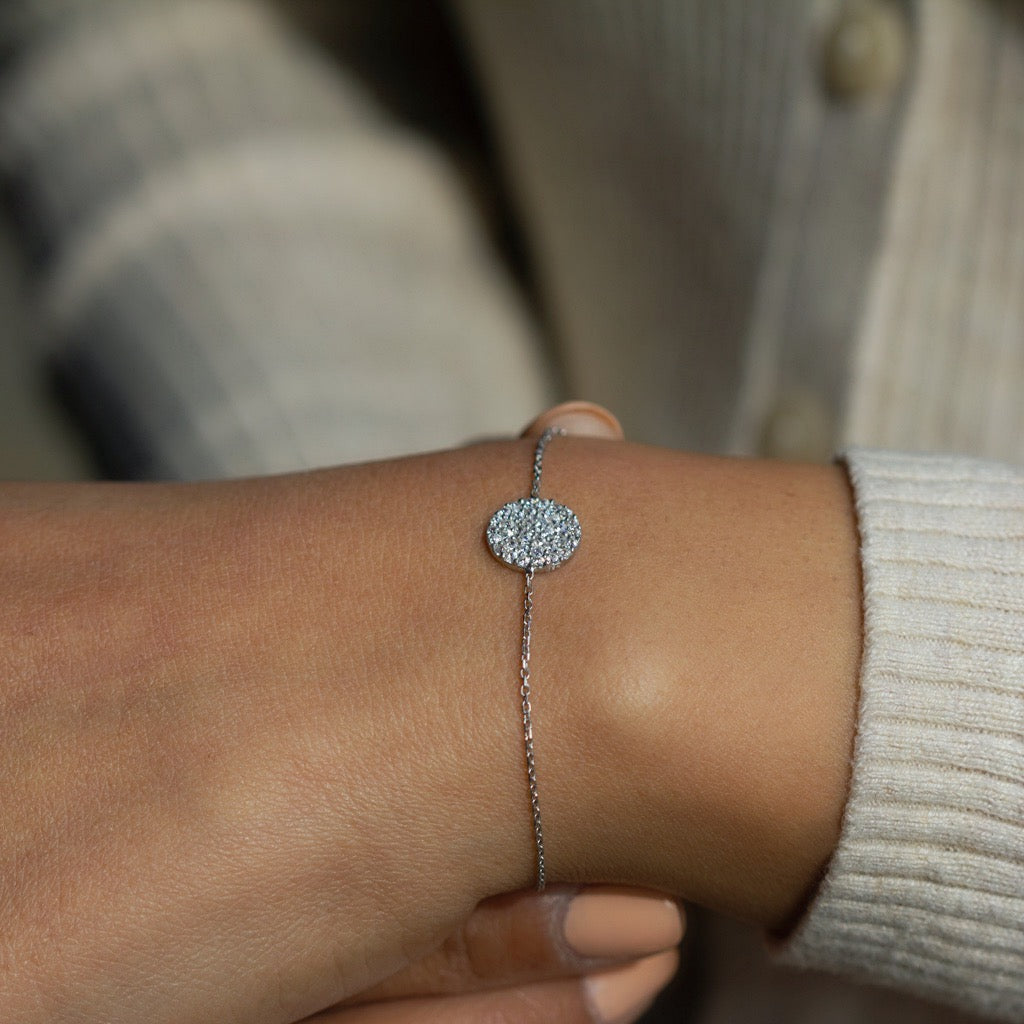 NSC - Pave' disc bracelet