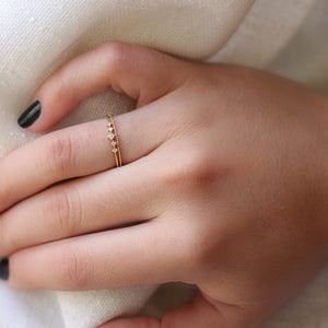 NFC - Dainty crown ring