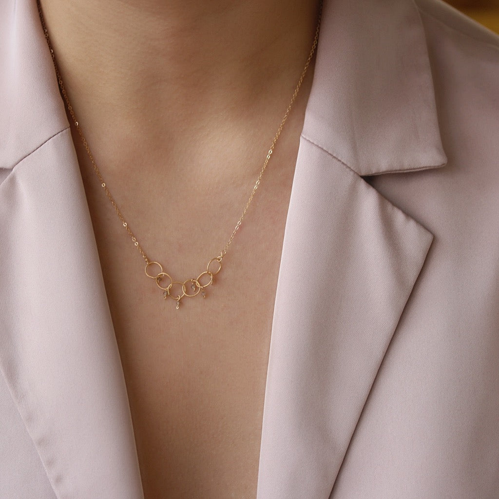 Rougias Peach necklace