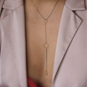 KOZAKH - Long oxi lablikas necklace