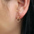 Carla Caruso - Double square stud drops