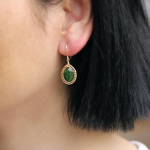 MISHA - JADE EARRINGS