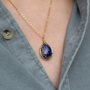 MISHA - LAPIS NECKLACE