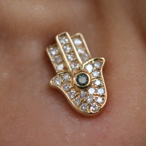 NFC - Hamsa stud earrings