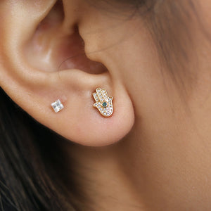 NFC - Hamsa stud earrings