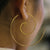 Jessica Decarlo - Large swirl earrings