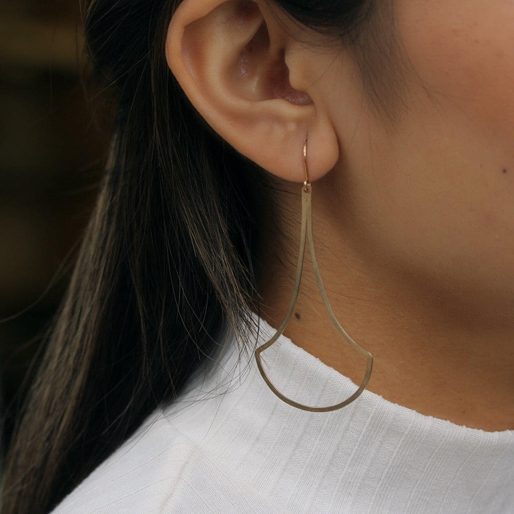 Jessica Decarlo - Large Gingko earrings