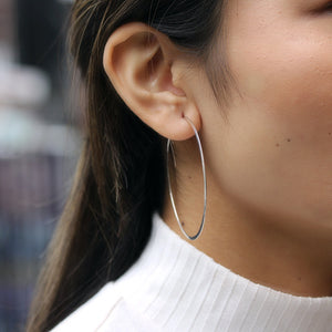 Jessica Decarlo - Large Hammered Hoops