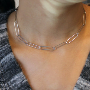NSC - Paper clip choker necklace