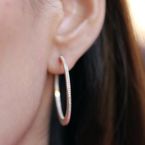 NSC - CZ Hoop earrings