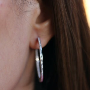 NSC - CZ Hoop earrings
