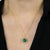 Lina - Wrapped Green Onyx Necklace