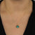 Lina - Green Onyx Drop Necklace