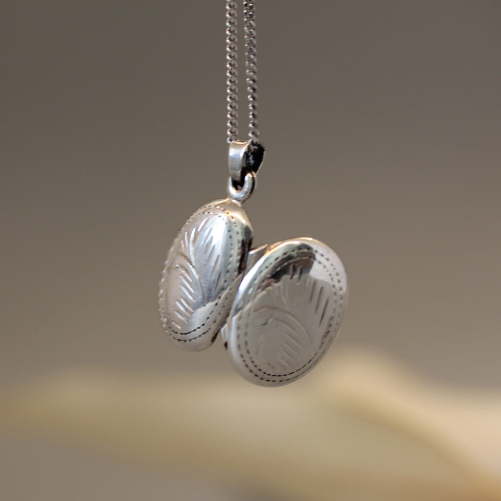 Petite oval locket