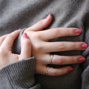 Lio + Linn - Sanctuary Ring with Diamond