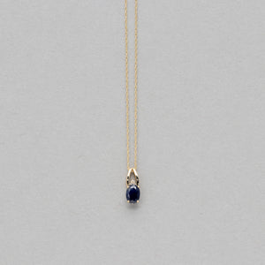 NFC - Single gemstone drop necklace