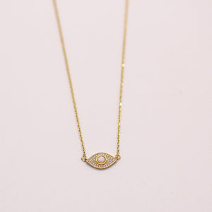 NSC - opal evil eye necklace