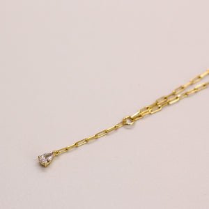 NSC - Teardrop lariat necklace