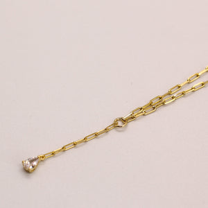 NSC - Teardrop lariat necklace