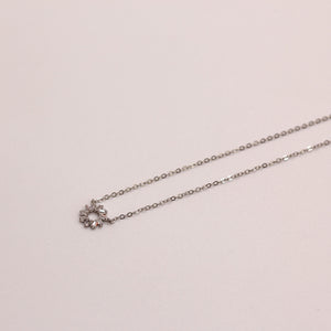 NSC - open cz circle  necklace