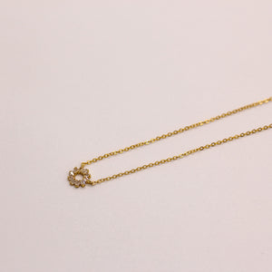 NSC - open cz circle  necklace