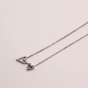 NSC - duo heart necklace
