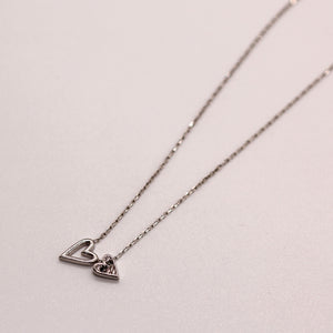 NSC - duo heart necklace