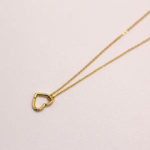 NSC - cutout heart necklace