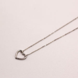 NSC - cutout heart necklace