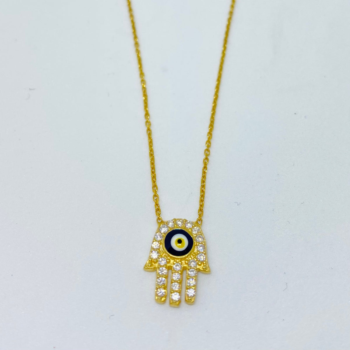 Hamsa necklace