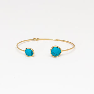 Tai Jewelry - Large Turquoise Open Cuff