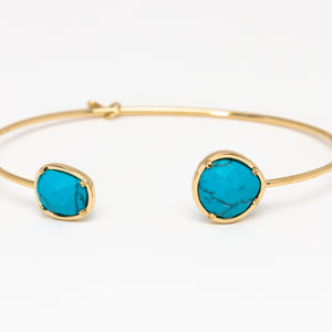 Tai Jewelry - Large Turquoise Open Cuff