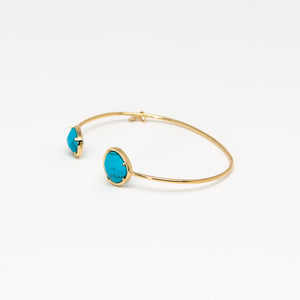 Tai Jewelry - Large Turquoise Open Cuff