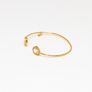 Tai Jewelry - Double Clear Open Cuff